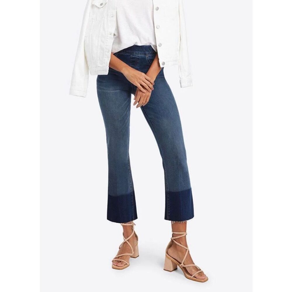 Spanx shapewear flare M cropped pull on jeggings jeans
